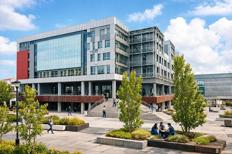 University building related to the agile production of 21 ECTS credits in less than 3 months for online education