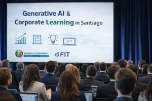 Event on generative AI and corporate learning in Santiago