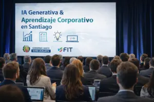 Evento sobre IA generativa y aprendizaje corporativo en Santiago