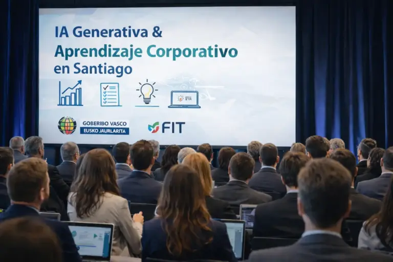 Evento sobre IA generativa y aprendizaje corporativo en Santiago