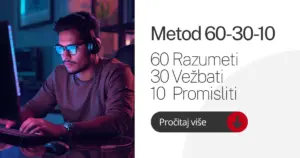 Naslovna slika o metodi 60-30-10 za razumevanje, vežbanje i promišljanje