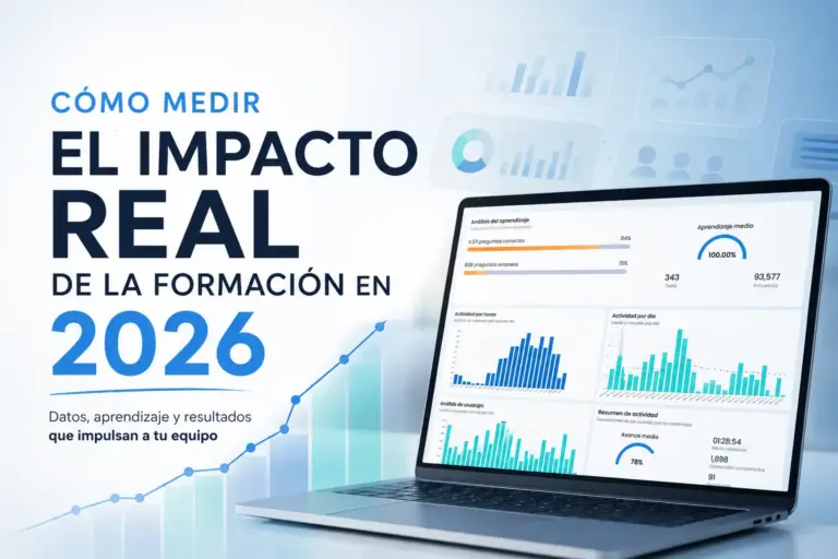 Cómo medir el impacto real de la formación en 2026 con analítica de aprendizaje