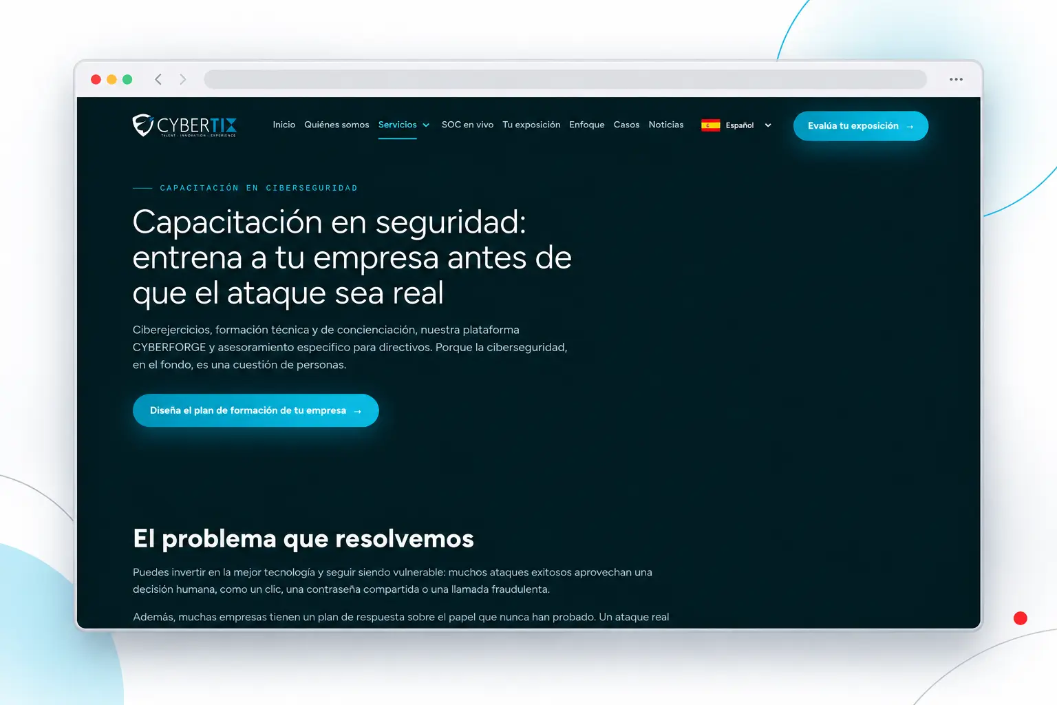 Cyberforge de Cybertix para formación y sensibilización en ciberseguridad